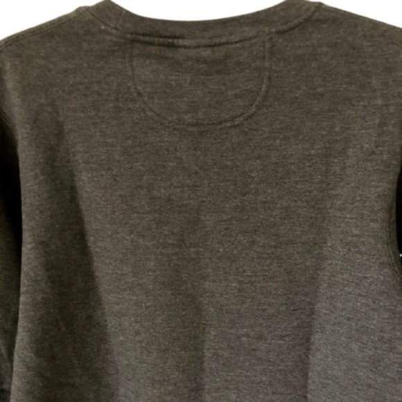 French Bulldog Boston Terrier Heart/Paw Gray Fleece Sweatshirt Unisex - S - Picture 5 of 7